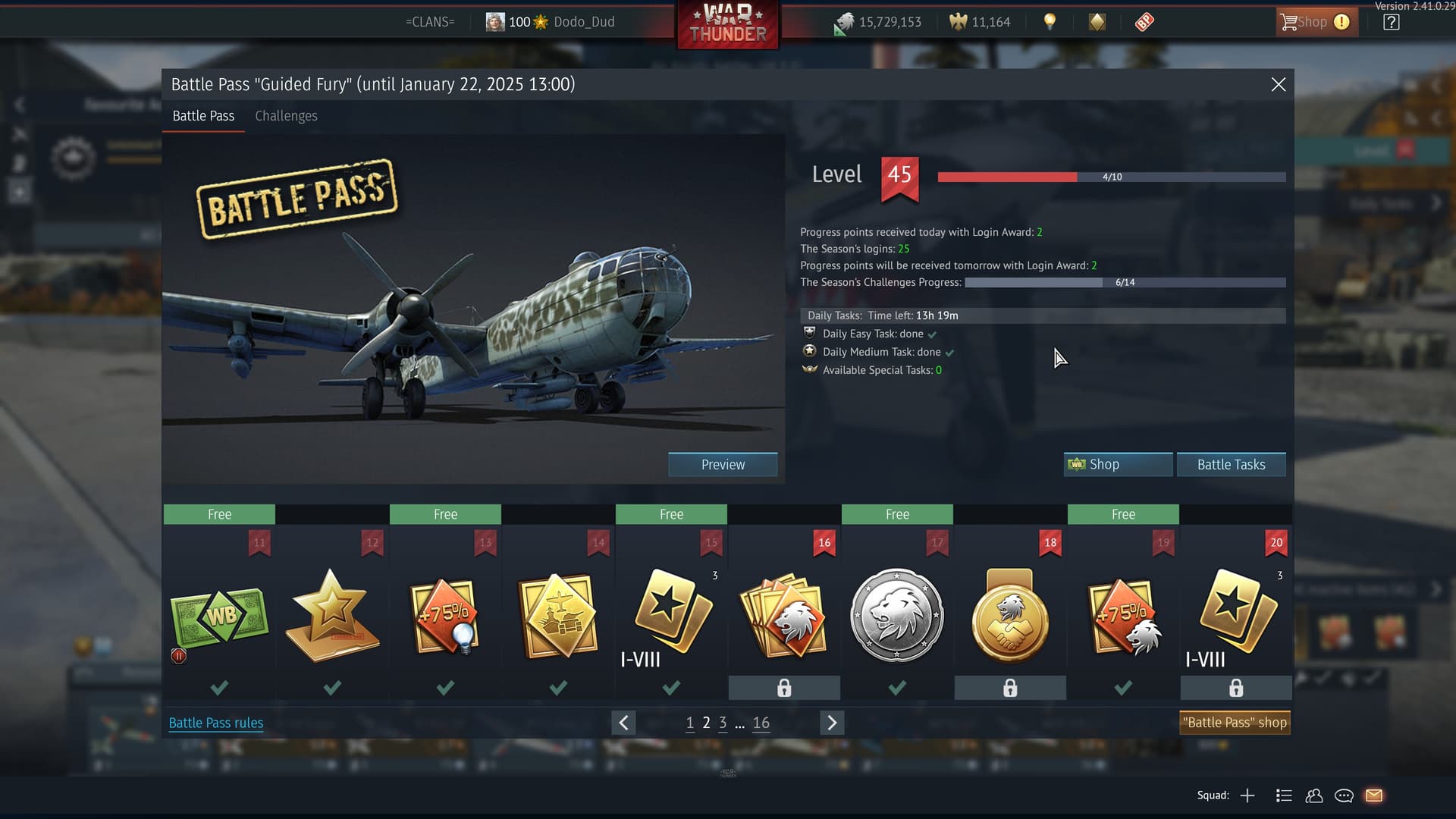 Battle Pass & Event